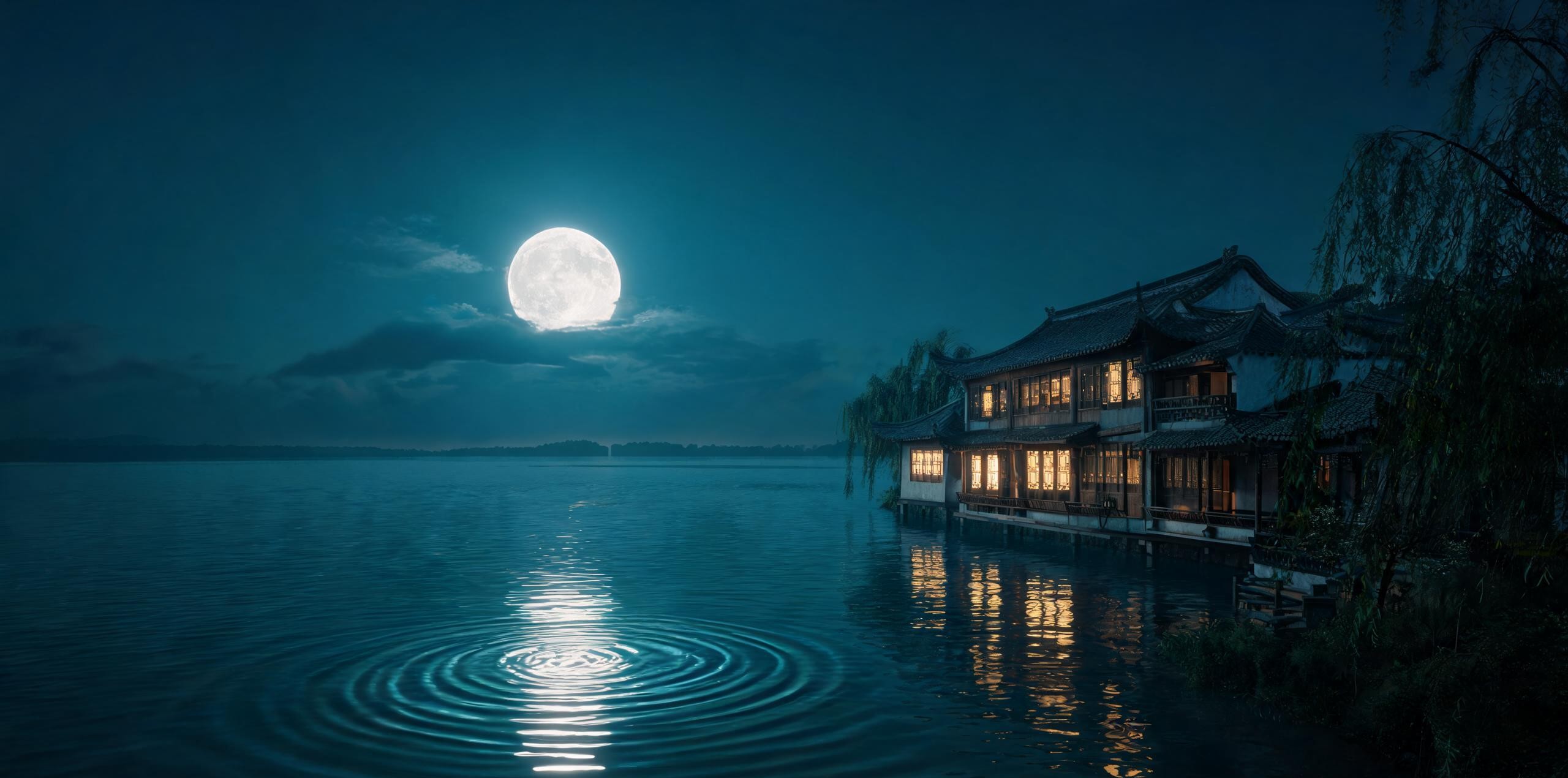 无锡品茶·泉月茶舍——太湖月夜茶庭